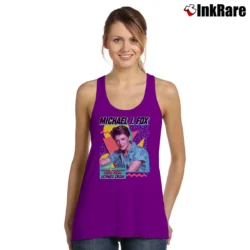 Women’s Michael J Fox Teen Beat Tank Top in purple | Lightweight, Movement-Friendly