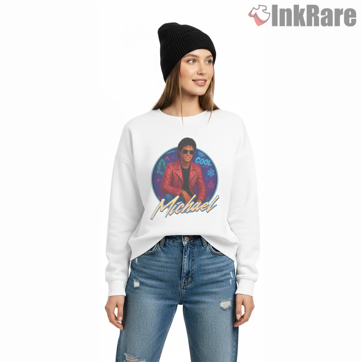 Michael Jackson 80s Retro Cool Portrait Shirt Michael Jackson 80s Retro Cool Portrait Shirt on graphic shirt for women graphic tee