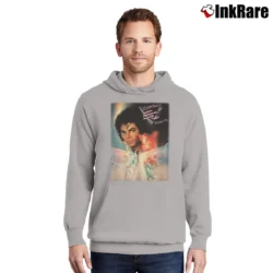 Men’s Michael Jackson Captain Eo Tribute Pullover Hoodie in sport grey | Cozy, Durable, Modern Fit