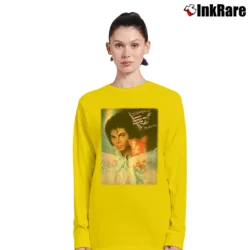Women’s Michael Jackson Captain Eo Tribute Long-Sleeve Top in yellow | Sleek, Versatile, All-Season