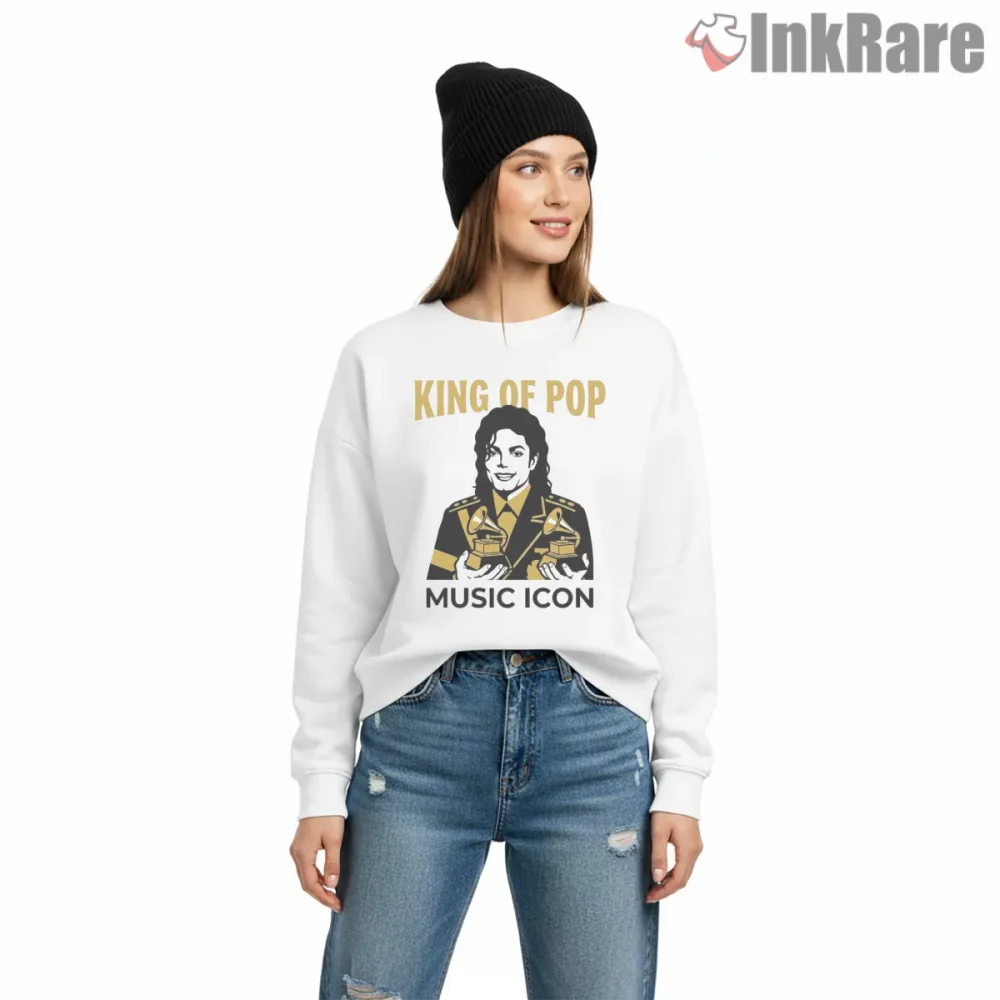 Michael Jackson King Of Pop Music Icon Shirt on graphic shirt for women graphic tee