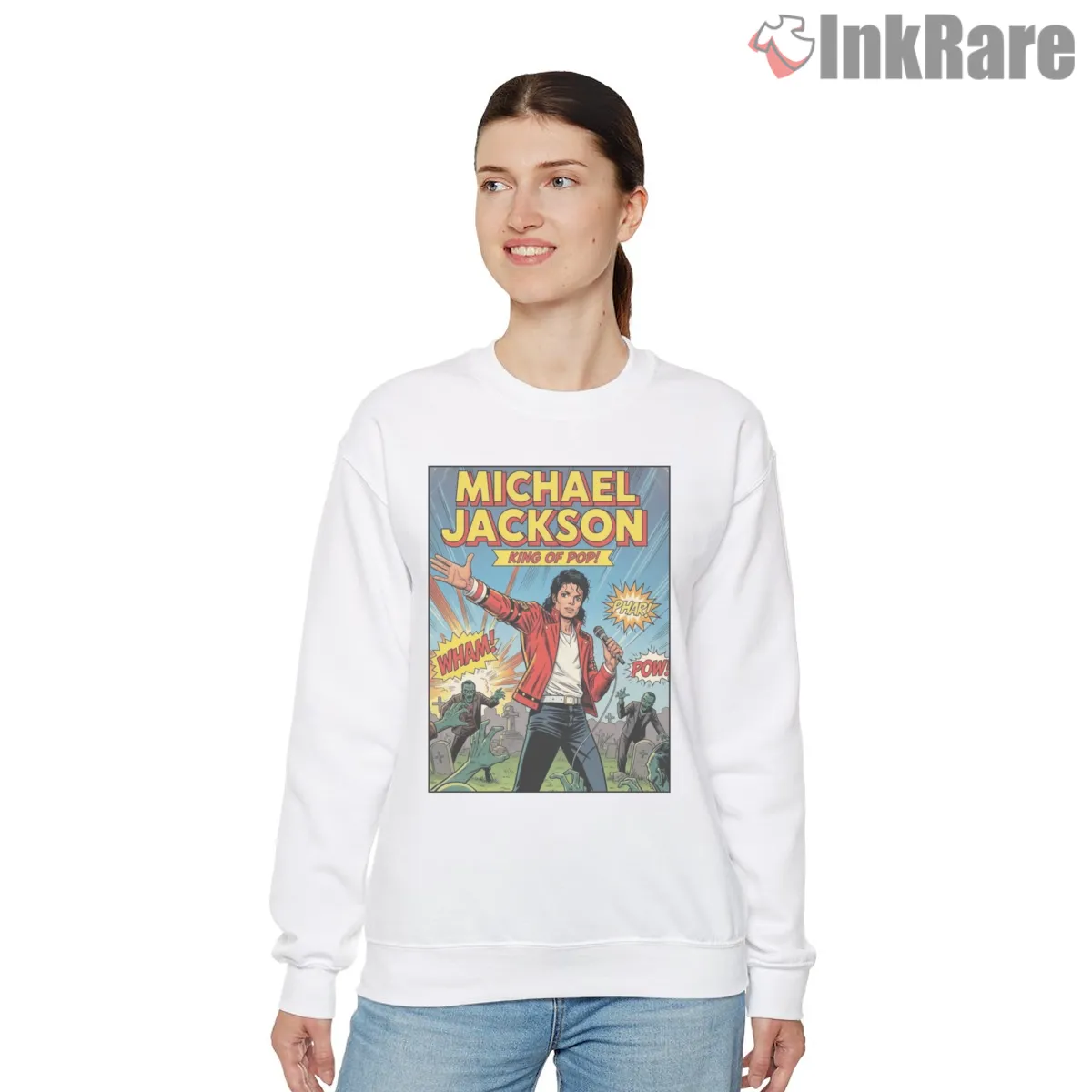 Michael Jackson Retro Comic Hero Performance Shirt Michael Jackson Retro Comic Hero Performance Shirt on graphic shirt for women graphic tee