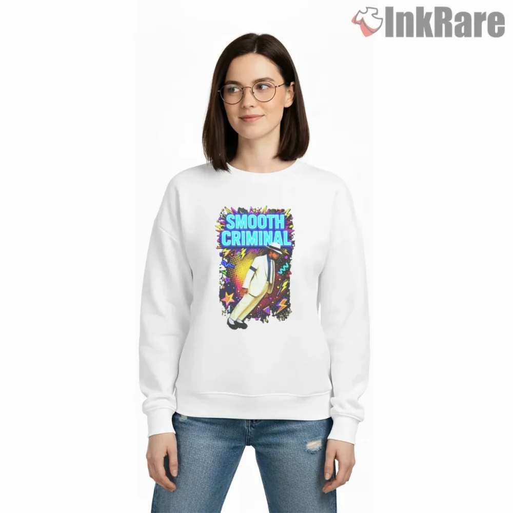 Michael Jackson Smooth Criminal Neon Dance Shirt on graphic shirt for women graphic tee