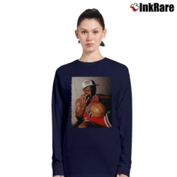 Women’s Michael Jordan 3 Times Back to Back Champ Long-Sleeve Top in navy | Sleek, Versatile, All-Season