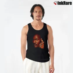 Men’s Michael Jordan 6 Rings Tank Top in black | Breathable, Active-Friendly Design