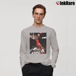 Men’s Michael Jordan Dunk Contest Long-Sleeve Shirt in sport grey | Sleek, Lightweight, Year-Round Wear