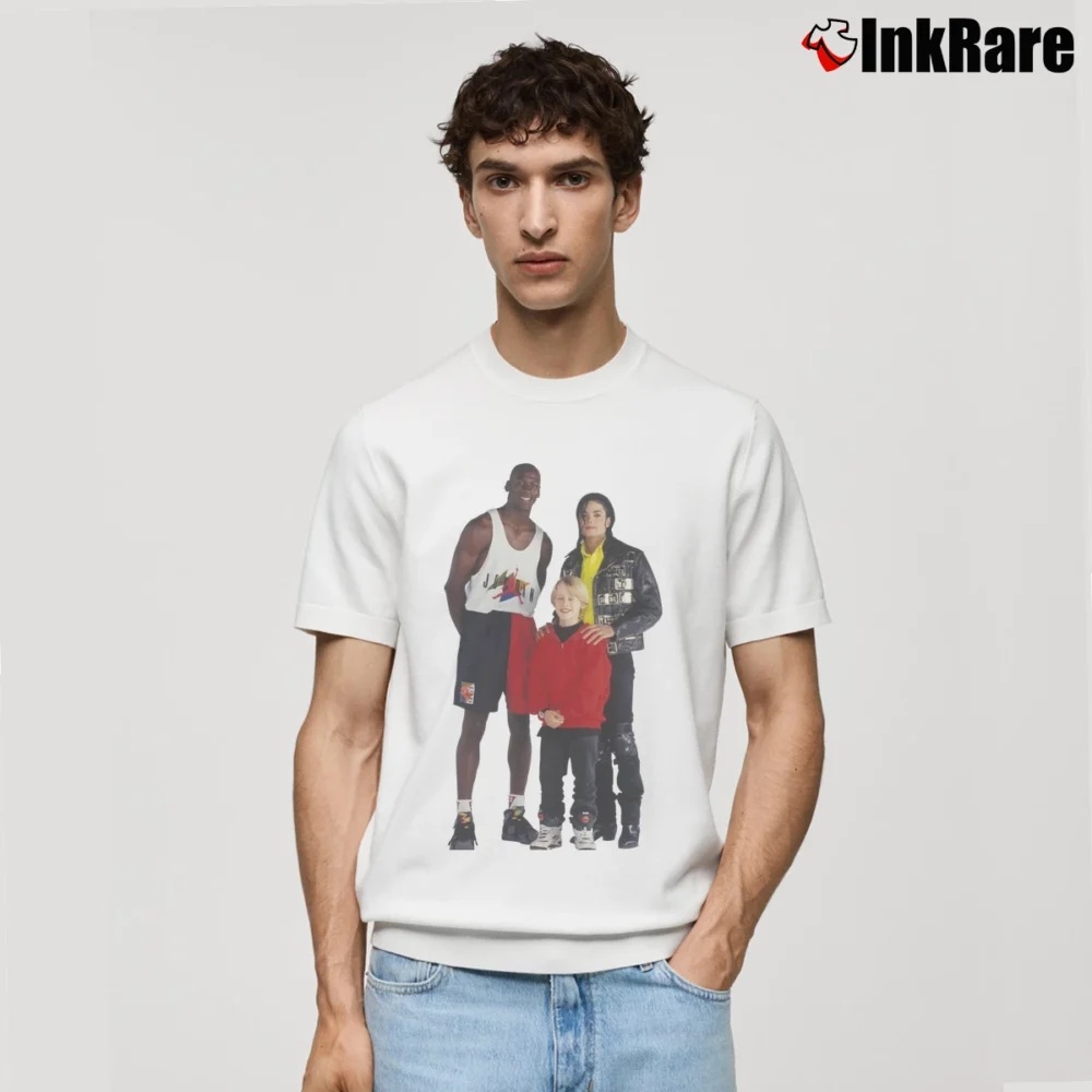 Men’s Michael Jordan Jackson Culkin Hype Classic T-Shirt in white | Soft, Breathable Everyday Wear