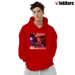 Men’s michael jordan let me fly for Basketball and Air Jordan Fans Pullover Hoodie in red | Cozy, Durable, Modern Fit