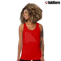 Women’s Michael Jordan Quotes Tank Top in red | Lightweight, Movement-Friendly