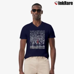 Men’s Michael Jordan Signature Moment V-Neck Tee in navy | Sharp, Breathable, Everyday Staple