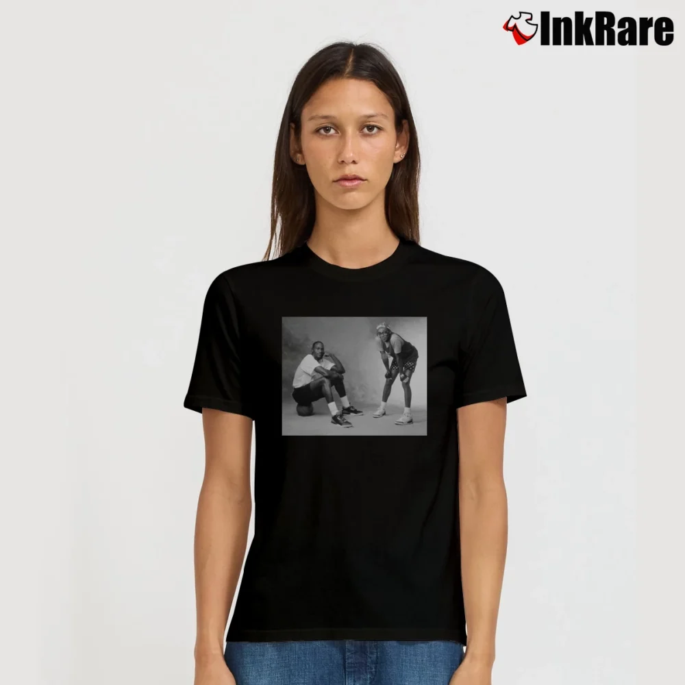 Women’s michael jordan spike lee photo for Basketball Culture Fans Signature T-Shirt in black | Soft, Flattering Fit