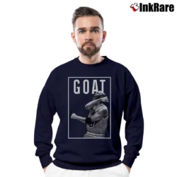 Men’s Michael Jordan The GOAT Crewneck Sweatshirt in navy | Cozy Fabric, Clean Style