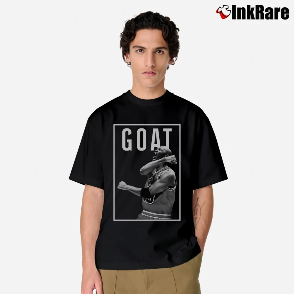 Men’s Michael Jordan The GOAT Classic T-Shirt in black | Soft, Breathable Everyday Wear