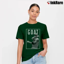 Women’s Michael Jordan The GOAT Signature T-Shirt in forest green | Soft, Flattering Fit