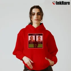 Women’s Michael Jordan Vs Scottie Pippen Cozy Hoodie in red | Warm, Structured, Stylish