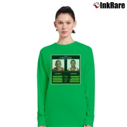 Women’s Michael Jordan Vs Scottie Pippen Long-Sleeve Top in irish green | Sleek, Versatile, All-Season