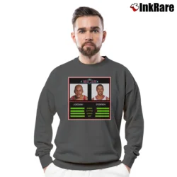 Men’s Michael Jordan Vs Scottie Pippen Crewneck Sweatshirt in charcoal | Cozy Fabric, Clean Style