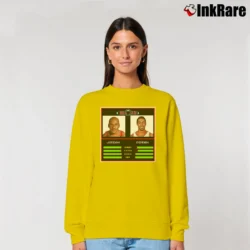 Women’s Michael Jordan Vs Scottie Pippen Relaxed Sweatshirt in yellow | Soft, Laid-Back Vibe