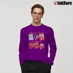 Men’s Michael Monroe Not Faking It Album Long-Sleeve Shirt in purple | Sleek, Lightweight, Year-Round Wear