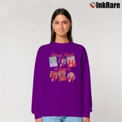 Women’s Michael Monroe Not Faking It Album Relaxed Sweatshirt in purple | Soft, Laid-Back Vibe