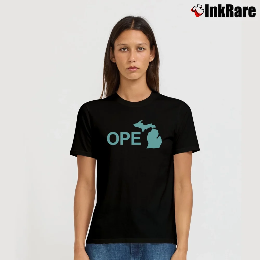 Women’s Michigan Ope Midwest State Pride Signature T-Shirt in black | Soft, Flattering Fit