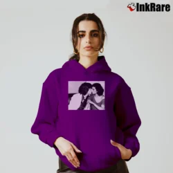 Women’s Mick and Bianca Rose Hartman Retro Cozy Hoodie in purple | Warm, Structured, Stylish