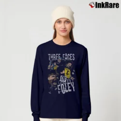 Women’s Mick Foley Three Faces Of Foley Long-Sleeve Top in navy | Sleek, Versatile, All-Season