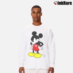 Men’s Mickey 90th Anniversary Rag Bone Collection Long-Sleeve Shirt in white | Sleek, Lightweight, Year-Round Wear