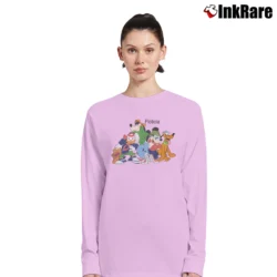 Women’s Mickey And Friends Disney Cartoon Long-Sleeve Top in light pink | Sleek, Versatile, All-Season