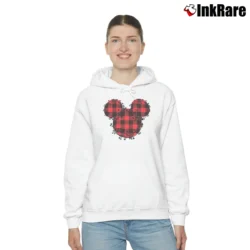 Women’s Mickey Disney Trendy Vacation Cozy Hoodie in white | Warm, Structured, Stylish