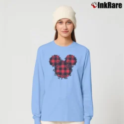 Women’s Mickey Disney Trendy Vacation Long-Sleeve Top in light blue | Sleek, Versatile, All-Season