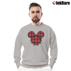 Men’s Mickey Disney Trendy Vacation Crewneck Sweatshirt in sport grey | Cozy Fabric, Clean Style