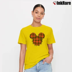 Women’s Mickey Disney Trendy Vacation Signature T-Shirt in yellow | Soft, Flattering Fit