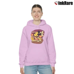 Women’s Mickey Donald Unlimited Track And Field Cozy Hoodie in light pink | Warm, Structured, Stylish