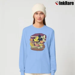 Women’s Mickey Donald Unlimited Track And Field Long-Sleeve Top in light blue | Sleek, Versatile, All-Season