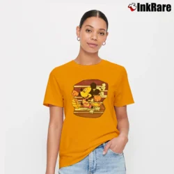 Women’s Mickey Donald Unlimited Track And Field Signature T-Shirt in orange | Soft, Flattering Fit