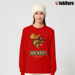 Women’s Mickey Fine Malt Liquor Vintage Long-Sleeve Top in red | Sleek, Versatile, All-Season