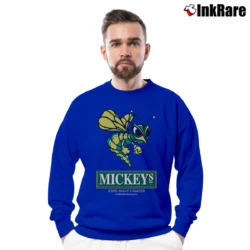 Men’s Mickey Fine Malt Liquor Vintage Crewneck Sweatshirt in royal blue | Cozy Fabric, Clean Style