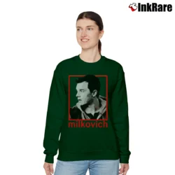 Women’s Mickey Milkovich Graphic Relaxed Sweatshirt in forest green | Soft, Laid-Back Vibe