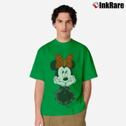 Men’s Mickey Minnie Retro Cartoon Classic T-Shirt in irish green | Soft, Breathable Everyday Wear