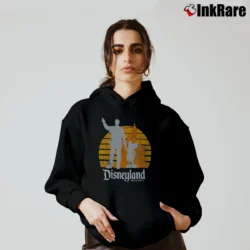Women’s Mickey Mouse And Walt Disney Partners Statue Cozy Hoodie in black | Warm, Structured, Stylish