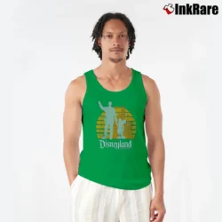 Men’s Mickey Mouse And Walt Disney Partners Statue Tank Top in irish green | Breathable, Active-Friendly Design