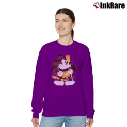 Women’s Mickey Mouse Artist Series Disney Parks Relaxed Sweatshirt in purple | Soft, Laid-Back Vibe