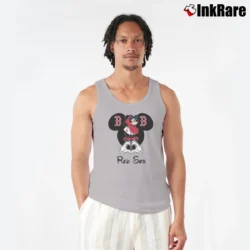 Men’s Mickey Mouse Boston Red Sox Baseball Classic Tank Top in sport grey | Breathable, Active-Friendly Design