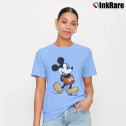 Women’s Mickey Mouse Classic Disney World Signature T-Shirt in light blue | Soft, Flattering Fit