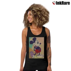 Women’s Mickey Mouse Color Graphic Tank Top in black | Lightweight, Movement-Friendly