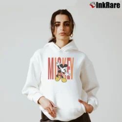 Women’s Mickey Mouse Concert Hippy Disney Cozy Hoodie in white | Warm, Structured, Stylish