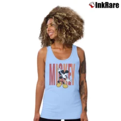 Women’s Mickey Mouse Concert Hippy Disney Tank Top in light blue | Lightweight, Movement-Friendly