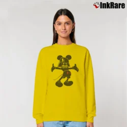Women’s Mickey Mouse Darth Vader Relaxed Sweatshirt in yellow | Soft, Laid-Back Vibe