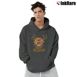 Men’s Mickey Mouse Disney Trick Or Treat Halloween Pullover Hoodie in charcoal | Cozy, Durable, Modern Fit